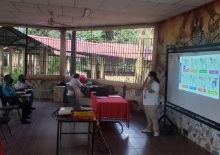 Capacitan a trabajadores manuales en la región de Salud Ngäbe Buglé