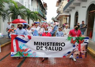  MINSA participa en desfile típico panameño
