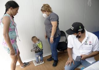 Equipo institucional visita albergues de migrantes en Darién  