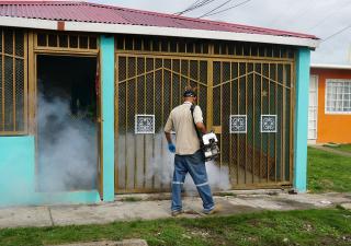 Mega operativo contra el dengue en el sector de La Siesta de Tocumen