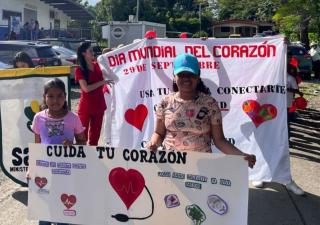 La Pintada conmemora mes del corazón