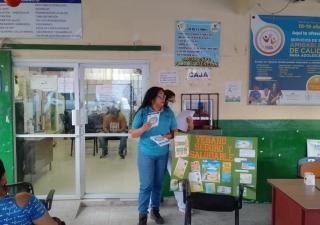 Acciones del personal de promoción de la salud en Panamá Oeste. 