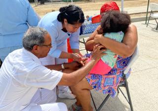 Panamá Este realizan estrategias de vacunación a la población