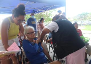 Vacunación gratuita en diferentes puntos del distrito de San Miguelito