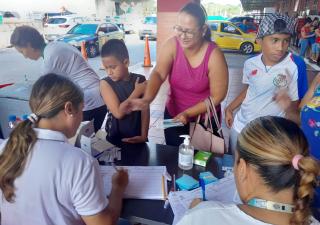 Continúa jornada de vacunación en distritos de la provincia de Panamá Oeste