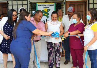 Reinauguran Sub Centro de Salud de Querévalos, Alanje