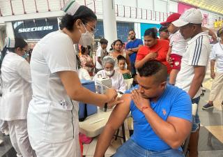 Jornada de vacunación en la comarca Ngäbe-Buglé y Veraguas