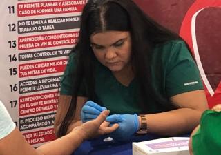Jornada de pruebas de VIH y Sífilis para universitarios en Chitré 