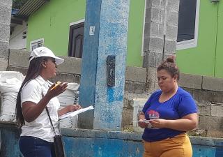 Jornada comunitaria contra el dengue en Dos Ríos, Colón