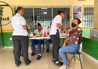 Población de Panamá Oeste acudió a vacunarse contra la influenza