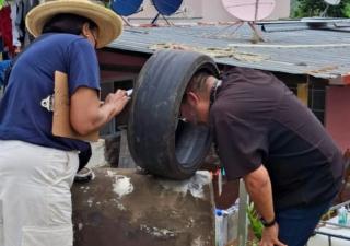  Mega operativo contra el mosquito en la 24 de Diciembre