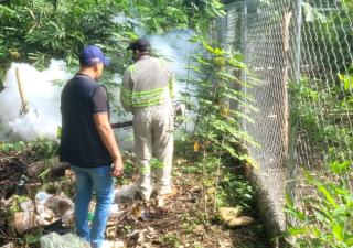 Continúa operativo de fumigación para disminuir casos de Dengue en Panamá Oeste 