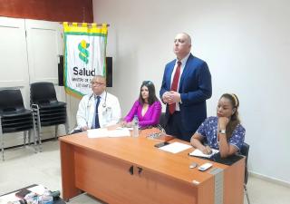  Director regional de Los Santos se reúne con especialistas del hospital Anita Moreno