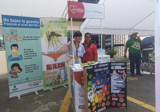 Salud participa en feria institucional en Changuinola