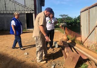 Operativo interinstitucional  para la prevención del dengue en Las Palmiras 