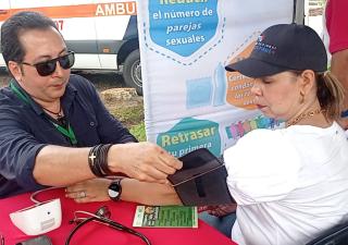 Minsa Chiriquí participó en la primera feria interinstitucional "Con Paso Firme"
