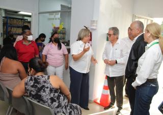 Ministro Boyd Galindo recorre las instalaciones de salud en San Miguelito