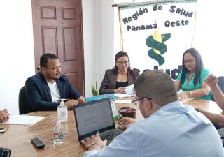Región de Salud de Panamá Oeste se reúne con el Municipio de La Chorrera