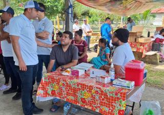 Más de 340 personas recibieron fueron beneficiadas en gira de salud en la comunidad de Río Concepción 