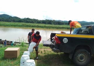 Comunidades del Lago Alajuela se benefician con insumos para agua potable