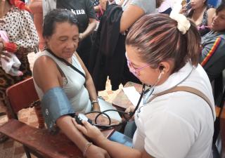 La comunidad de Valle del Sol se beneficia con una feria de salud interinstitucional