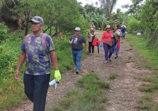 Operativos de limpieza, nebulización y orientación se toma Nuevo San José, en Las Lomas de David