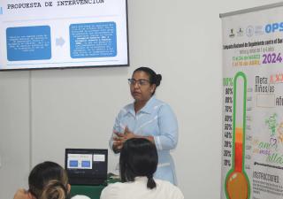 Equipo de enfermería en San Miguelito organiza campaña de sarampión 