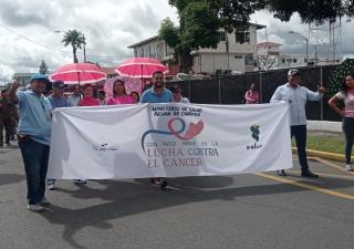 Con caminatas, docencias y actos culturales inicia campaña contra el cáncer de mama y próstata