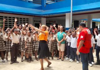 Orientan a niños en la lucha contra el dengue en Colón 
