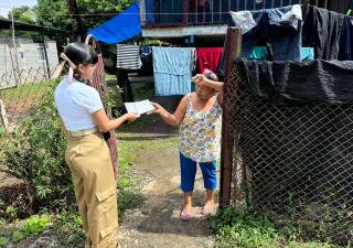 Promoción de la Salud realiza volanteo en el distrito de Almirante 