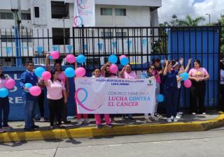 Diversas actividades durante el mes de la campaña de prevención contra el cáncer de mama y próstata