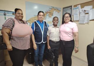 Autoridades comparten con director de salud infantil de Colón