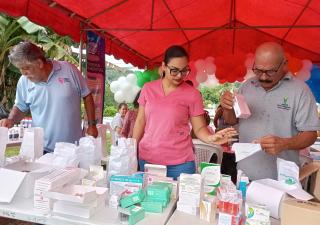 Gira de salud en Santa Rita del distrito La Chorrera