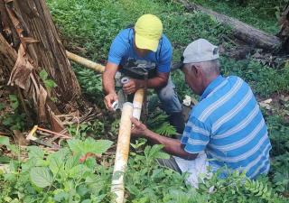 La Región de Salud de Coclé entrega tuberías en el distrito de La Pintada