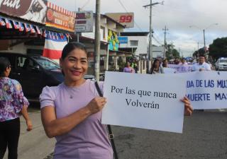 Conmemoran en Veraguas el Día Internacional de la No Violencia contra la Mujer 