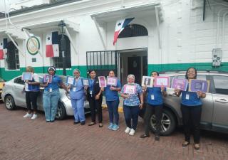 Equipo de Salud regional sumados a la concienciación de eliminar la violencia contra la mujer