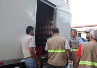 Verifican transporte de alimentos en la provincia de Veraguas 