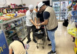 En operativo nocturno decomisaron gran cantidad de productos de tabaco