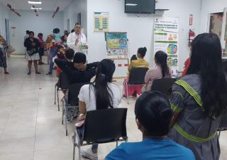 Dictan docencia a pacientes del Minsa Capsi Finca #30 