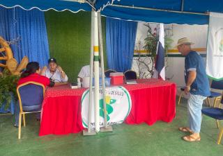 Promoción de Salud de Herrera brinda orientación a visitantes de la Feria de San Sebastián de Ocú 