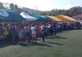 Moradores del  Vallecito en Las Cumbres se beneficiaron de feria de salud