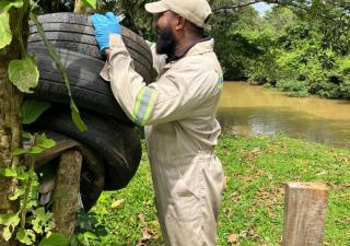 Vigilancia contra el dengue en áreas montañosas de Donoso 