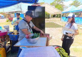 Minsa verifica puestos de venta de alimentos transitorios y ambulantes en Veraguas
