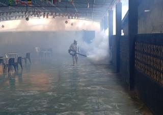 Ministerio de Salud en Veraguas realiza jornada de nebulización en los puntos donde se realizan carnavales