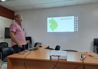 Reunión sobre el dengue y oropuche en la región de salud de Los Santos