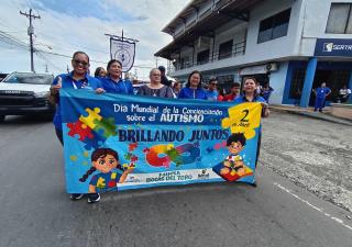 Minsa celebra el Día de la Concienciación del Autismo en Bocas del Toro