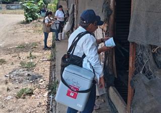 Culmina con éxito primera jornada de inmunización en la SVA en Los Santos