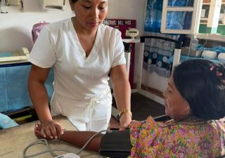 Hospital Marvel Iglesias de Ailigandí en la comarca Guna Yala lidera campaña contra la hipertensión