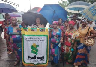  Minsa participa del desfile de la Etnia Negra en Colón