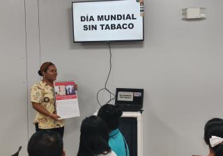 Minsa Bocas del Toro refuerza mensaje de prevención contra el tabaquismo